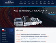 Tablet Screenshot of bip.mzk.krotoszyn.pl