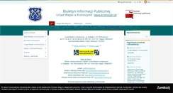 Desktop Screenshot of bip.um.krotoszyn.pl