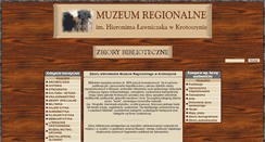 Desktop Screenshot of biblioteka.muzeum.krotoszyn.pl