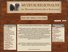 Tablet Screenshot of biblioteka.muzeum.krotoszyn.pl